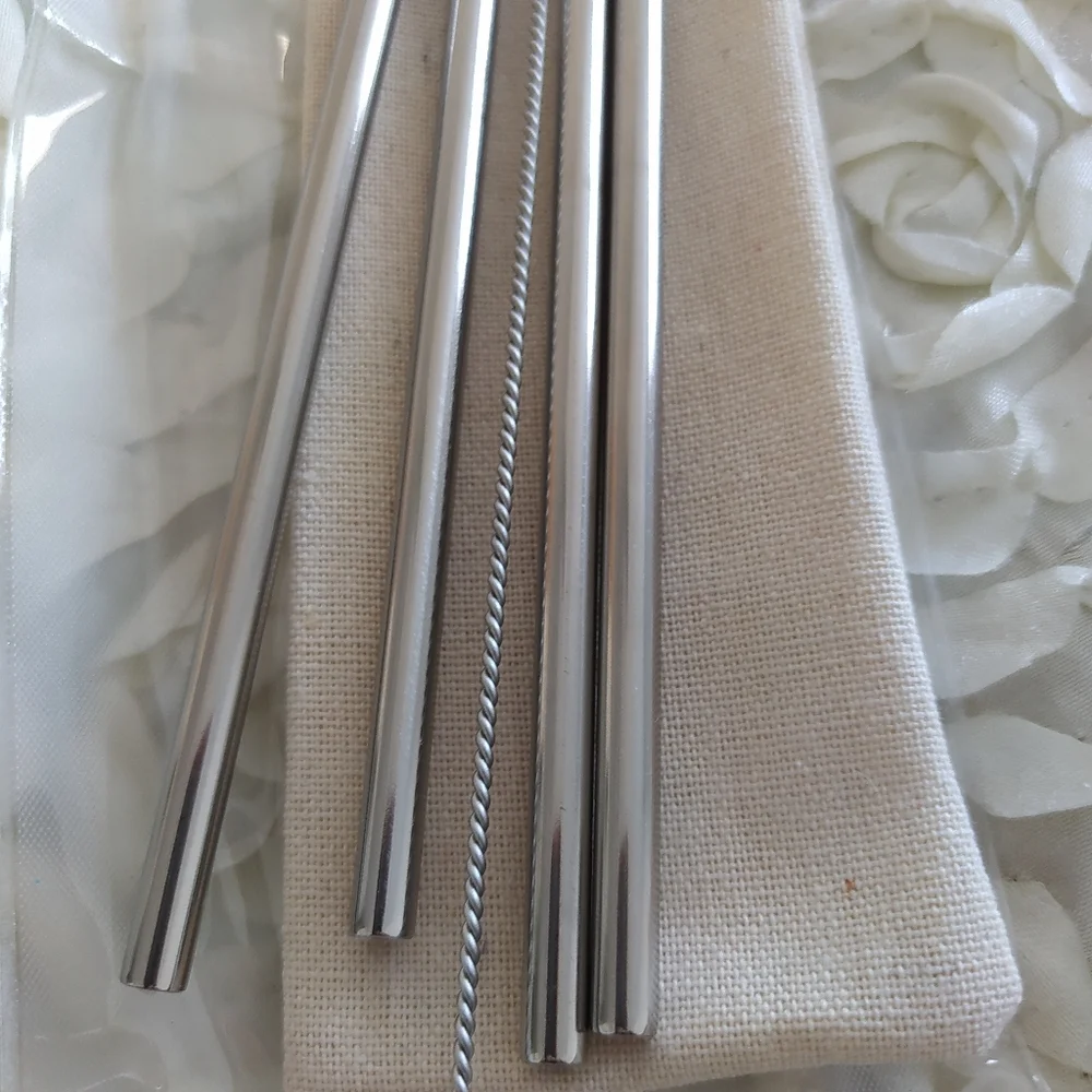 Stainless steel reusable straws - Picture 5 of 6